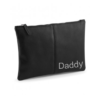 daddy black initial accessory bag
