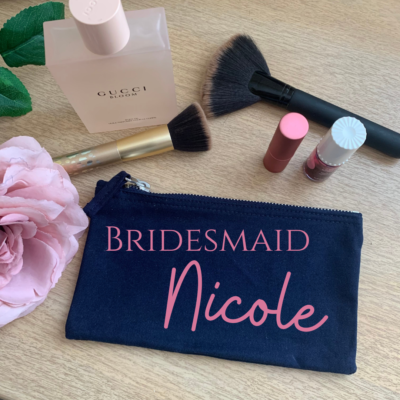 bridal accessory/makeup bag